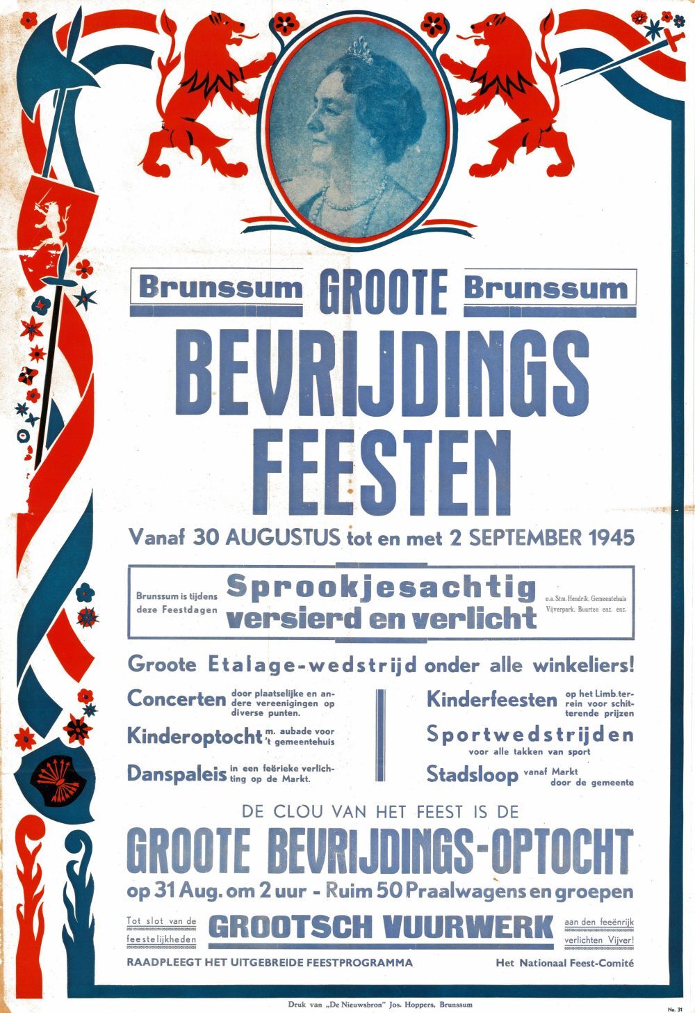 Originele Bevrijdingsposter